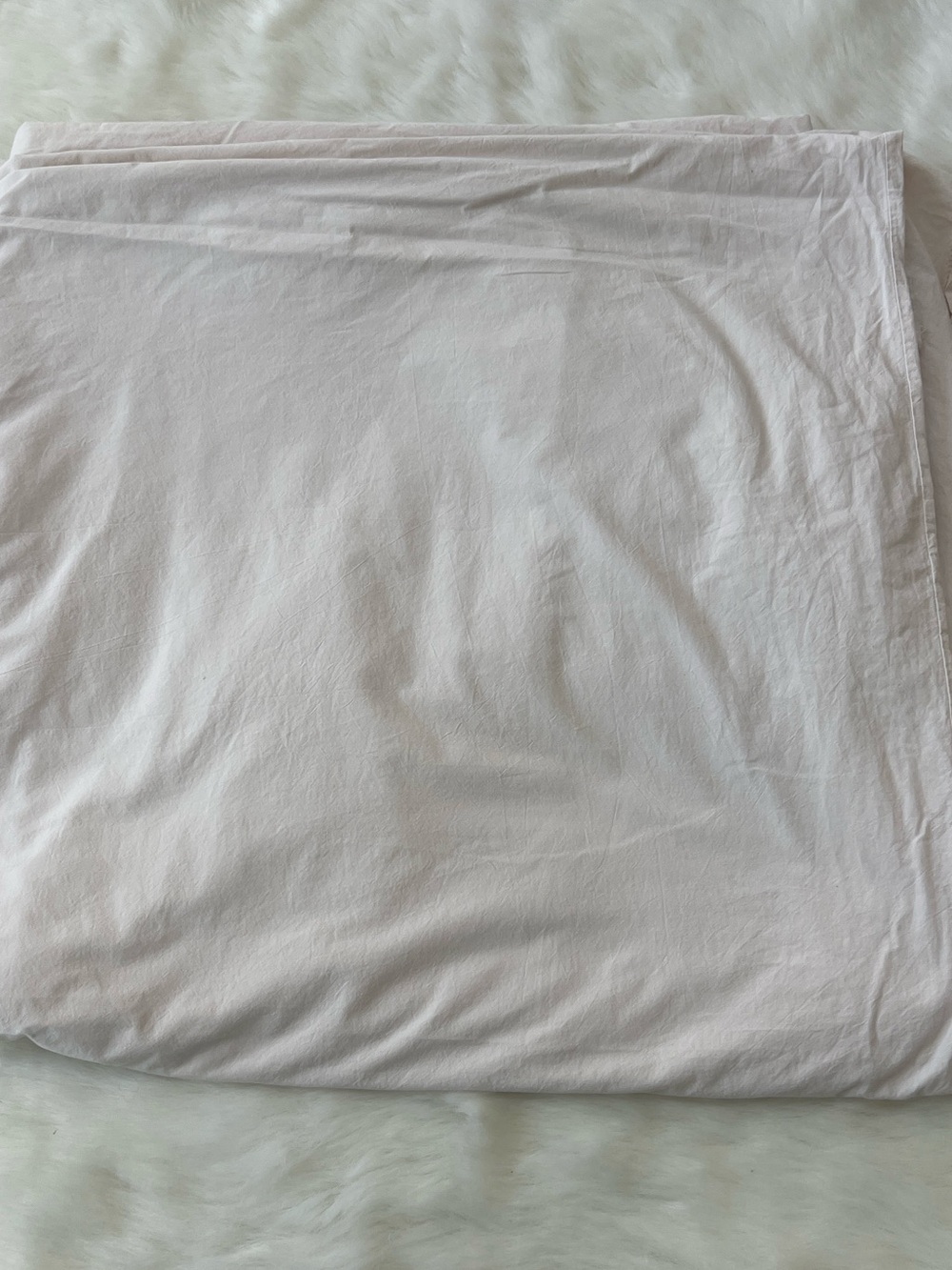 Piu Belle 100% cotton Duvet Cover ruffle Trim,Made in Portugal .Queen Victorian